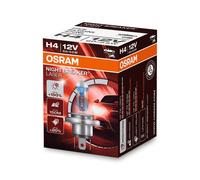 OSRAM NIGHT BREAKER LASER H4, +150% más de luz, lámpara halógena para faros, 64193NL, coche de 12 V, caja plegable (1 lámpara)