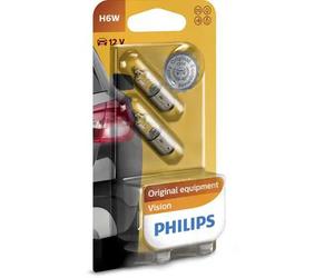 Bombilla H6W 12036B2 PHILIPS para SAAB FORD LAND ROVER BMW ALPINA ALFA ROMEO VW