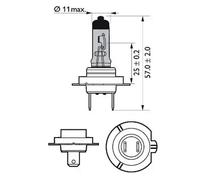 Bombilla H7 12972WVUB1 PHILIPS para OPEL RENAULT BMW FORD SAAB VW CITROËN FIAT