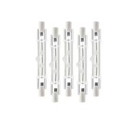 Bombilla halógena lineal R7S de 300 W y 230 V, regulable para iluminación de paisajes.
