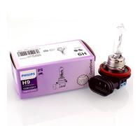Bombilla Halógena Original para Faros Delanteros de Automóvil Philips H9 12V 65W PGJ19-5, Aprobada por ECE, Calidad OEM 12361CDC1