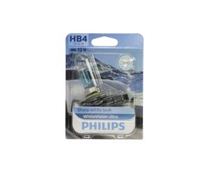 Bombilla halógena PHILIPS HB4 WhiteVision Ultra 12V, 55W