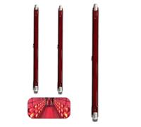 Bombilla Halógena R7S 254mm 1000W Regulable Lámpara infrarroja 1000LM, Bombilla de Calor de Cuarzo Sin Parpadeo, 254mm R7S Bombillas de Calentamiento Rojo, Lámpara Reflectora Incandescente Lineal