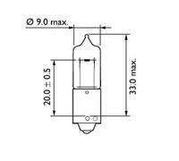 Bombilla HY21W 12146CP PHILIPS para PORSCHE VOLVO CITROËN AUDI JAGUAR DS HYUNDAI