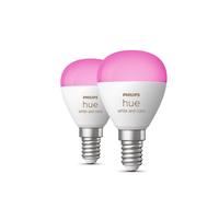 Philips Bombilla LED inteligente White&Color E14 5,1W 470 lúmens Luz blanca y colores Pack de 2