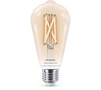 Bombilla Inteligente Philips ST64 E27 Filamento LED Regulable Transparente 7 W