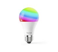 Bombilla intell. E27, 9W, LED, materia, globo, RGBB, regla., con. appl.