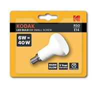 Bombilla led kodak reflectora r50 - e14 - 450lm - calido 3000k - 6w=40w - no regulable