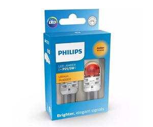 Bombilla Led Amb [~P21/5W] Philips Ultinon Pro6000 2 ud 12 V