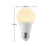 Bombilla LED Arcchio E27 A60 8 W, opalina, 3000 K, 806 lm EC:EPREL:979716