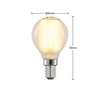 Bombilla LED Arcchio, lámpara a gota, E14, 4 W, mate 2700 K EC:EPREL:979739