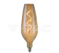 Bombilla LED B125 V-tac 4W E27 2700K cristal ahumado VT-2272 - 23171
