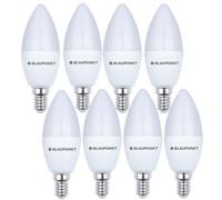 Bombilla LED Blaupunkt Vela, lámpara, E14, 7W sustituye de 50W blanco natural 4000K, luz natural neutra tipo luz diurna, no regulable, 595 lúmenes, interior exterior, 8 unidades (pack de 8)