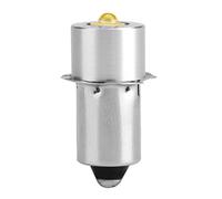 Bombilla LED, Bombilla de la linterna de 3W P13.5S LED, luz del trabajo de la emergencia de la lámpara de la antorcha del bulbo del reemplazo 160 ~ 180LM(White 3V)