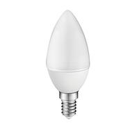 Bombilla LED C30 VELA 6W (equivalente a 50W) Luz calida (3000K) no dimmable. E14.470 Lm. 25000 horas de vida. Encendido ultrarrapido (encendido al 100 % en 0,5 sg).