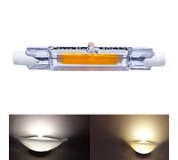Bombilla LED COB de 78 mm AC220-240 V 5 W R7S para foco halógeno de repuesto (blanco puro)