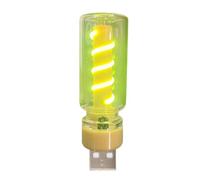 Bombilla LED con luz cálida, USB compacto Plug-In Night Lamp, Atmosphere Lights for Bedroom, Bathroom, Hallway, Nursery, Kitchen, and Car, Energy-Eficient Lights