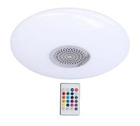 Bombilla LED con Música, 24 W E27 RGB Que Cambia de Color con Control Remoto, Altavoz de Música Inteligente, Luz de Techo, Bombilla de Discoteca, Audio Estéreo Inalámbrico para