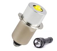 Bombilla LED de Repuesto P13.5S 3V 3W para Linterna Maglite 2D, Lámpara de Antorcha LED 3V, Bombilla de Alta Luminosidad, Segura y Duradera, Fácil Instalación, para Luz de Trabajo de Emergencia