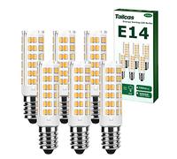 Bombilla LED E14 de 7W, Blanco Cálido 3000K Maíz LED Bulbo, Equivalente Bombilla Incandescente 65W, E14 Tornillo Edison Pequeño Bombillas LED, 700 Lúmenes No Regulable Sin Parpadeo, Pack 6 Unidades
