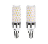 Bombilla LED E14 de maíz de 12 W, color blanco natural, 4000 K, 1450 lm, 230 V, E14 de 100 W, equivalente a bombillas halógenas de tornillo pequeño, no regulable, 2 unidades