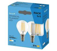 Bombilla LED (E14, No regulable, Blanco neutro, 470 lm, 4 W, 2 ud.)