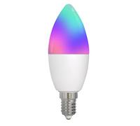 Bombilla LED E14 ZigBee, E14 5W Forma de vela, RGB CCT regulable, Compatible con Alexa, Compatible con Philips HUE 3.0 (1)