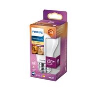 Philips LED - Bombilla LED Clásica, A60 E27, Luz Blanca Cálida Regulable, 100W