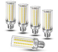 Bombilla LED E27 16W LED Maíz Bombillas Blanco Neutro 4000 K,120W~150W Incandescente Bombilla Equivalentes, ángulo 360,Edison tornillo bombillas,No regulable Lámpara LED, 5 unidades