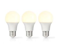 Bombilla LED E27 | A60 | 4.9 W | 470 lm | 2700 K | Blanco Cálido | Escarchado | 3 uds.