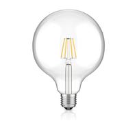 ledscom.de Bombilla LED E27, G125, blanco cálido (2700 K), 7,5 W, 838lm