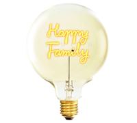 Bombilla LED e27 Message in the Bulb Happy Family 2,5 W