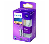 Bombilla led esférica philips classic 40 w e14 f 4,3 w (2700k)