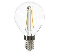 Bombilla LED Filamento (E14, No regulable, Blanco cálido, 470 lm, 4 W, Redonda)