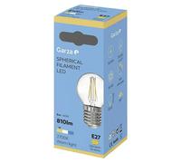 Bombilla LED Filamento (E27, Blanco cálido, 810 lm, 6 W)
