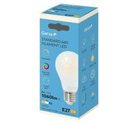 Garza - Bombilla Filamento LED Estándar A60, Regulable, CRI90, 8W (equivalente a 75W de incandescencia), Luz neutra 4000K, Casquillo gordo E27, Ángulo 360º, 1060 lm