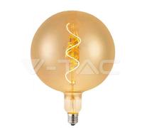 Bombilla LED G200 V-tac 4W E27 2700K vidrio ámbar VT-2270 - 23169