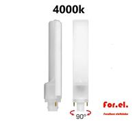 CALA PL 9W G24 2 PINS 220V 135º UNIFORM-LINE LED de Beneito Faure - Blanco cálido, G24, 9W