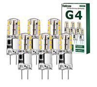 Bombilla LED G4 1.5W AC/DC 12V, Blanco Cálido 3000K, Capsule LED Equivalente a 20W Bombillas Halógenas,180LM No Regulable, Ángulo de haz de 360°, Paquete de 6