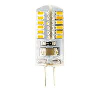 Bombilla LED G4, luz blanca cálida, 3000 K, 4 W equivalentes a una bombilla halógena de 40 W, CA 220 V, ángulo de haz de 360°, no regulable, silicona, paquete de 1