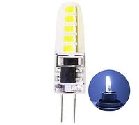 Bombilla LED G4, luz blanca fría, G4, CA, 220 V, 2 W, repuesto para 20 W, 6000 K, CRI 80Ra, 300 lm, luz muy pequeña, ángulo de haz de 360°, 1 unidad