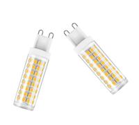 Bombilla LED G9 10W 1000LM 4000K Blanco Natural CRI>80 No Regulable, haz 360°, sin parpadeo, para candelabro lámpara colgante espejo mesa pasillo(2pcs)