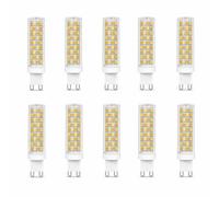 Bombilla LED G9 Bi-pin 3 Colores 15W, Reemplazo 120W Halógena, 220V, 1000LM, Sin Parpadeo, CRI≥80, Ahorro, No Regulable Dormitorios Cocinas Pasillos(10 Pack)