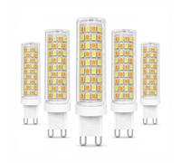 Bombilla LED G9 Bi-pin 3 Colores 15W, Reemplazo 120W Halógena, 220V, 1000LM, Sin Parpadeo, CRI≥80, Ahorro, No Regulable Dormitorios Cocinas Pasillos(5 Pack)