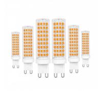 Bombilla LED G9 Larga Duración 20000h 15W, Equivalente a 120W Halógena, 1000LM, Sin Parpadeo, CRI≥80+, No Regulable(Warm white 3000K,6 Pack)