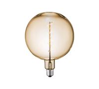 Bombilla LED globo Lucande, E27, 4 W, Ø 18 cm, 2700 K, ámbar EC:EPREL:1683243