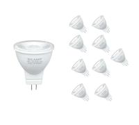 Bombilla LED GU4/MR11 4W 12V (paquete de 10) - Blanco neutro 4000K - 5500K - SILAMP