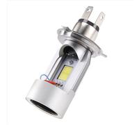 Bombilla LED H4 para faros delanteros de motocicleta, luces altas y bajas con luz de marcha de 25 W