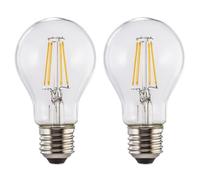 Bombilla LED Hama 00112903 E27 6,5 W 806 lm Blanco cálido Pack 2
