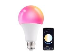 Bombilla LED inteligente,Bombillas inteligentes,Bombilla de color inteligente RGB | WiFi inalámbrica RGB, sincronización de música, bombilla que cambia de Color de 16 millones de colores, bom